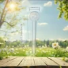 8 high borosilicate glass heat-resistant straws, 4-inch length with glass ball tips, designed for smoking use.