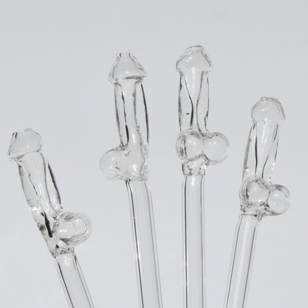 ‌6 Inches Male Joint Colored Thick Heat-Resistant High Borosilicate Glass Smoking Oil Burner Pipe - 1 Piece Gift - Image 3