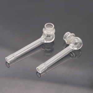 High-Quality Glass Smoking Pipe with Mesh Design – Heat-Resistant and Easy to Clean.