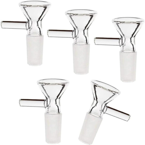 6pcsHigh Borosilicate Glass Pipe 14mm Round Disc Small Bowl, Glass Smoking Pipe Accessories. - Image 12