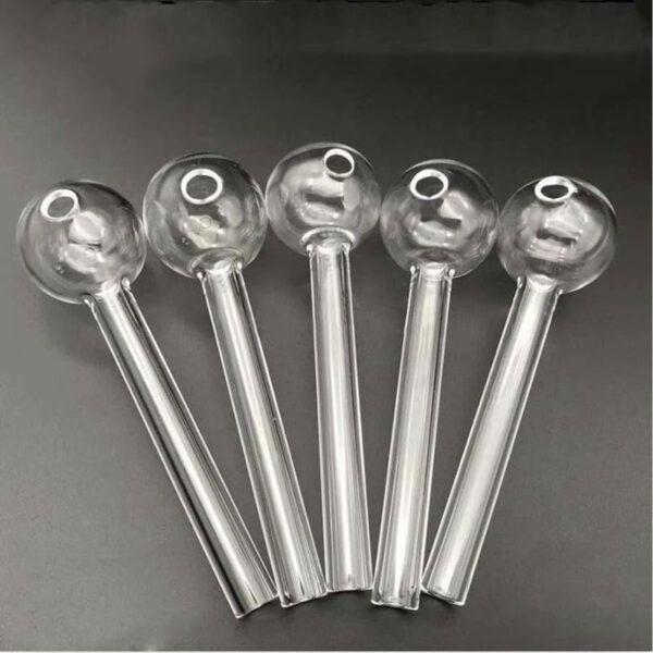 8 high borosilicate glass smoking pipes, provided by manufacturers with glass pipe accessories.